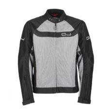 Giacca da moto OJ Summer grigia e nera