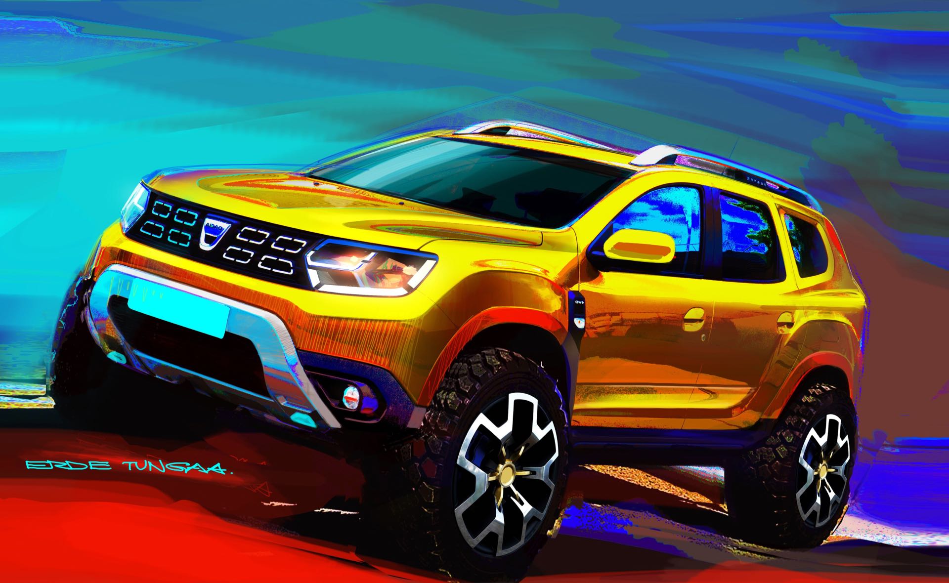  Dacia  Duster  2022 RED  Live