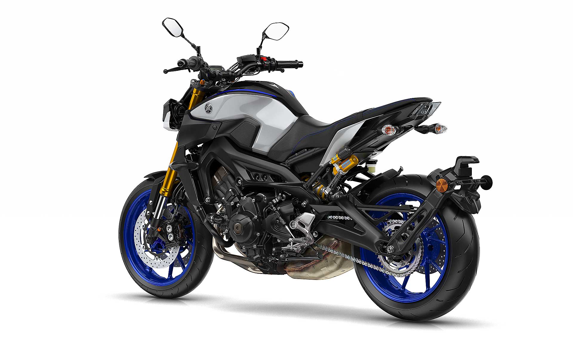 Yamaha MT09 SP, sospensioni di qualità e un tocco di colore