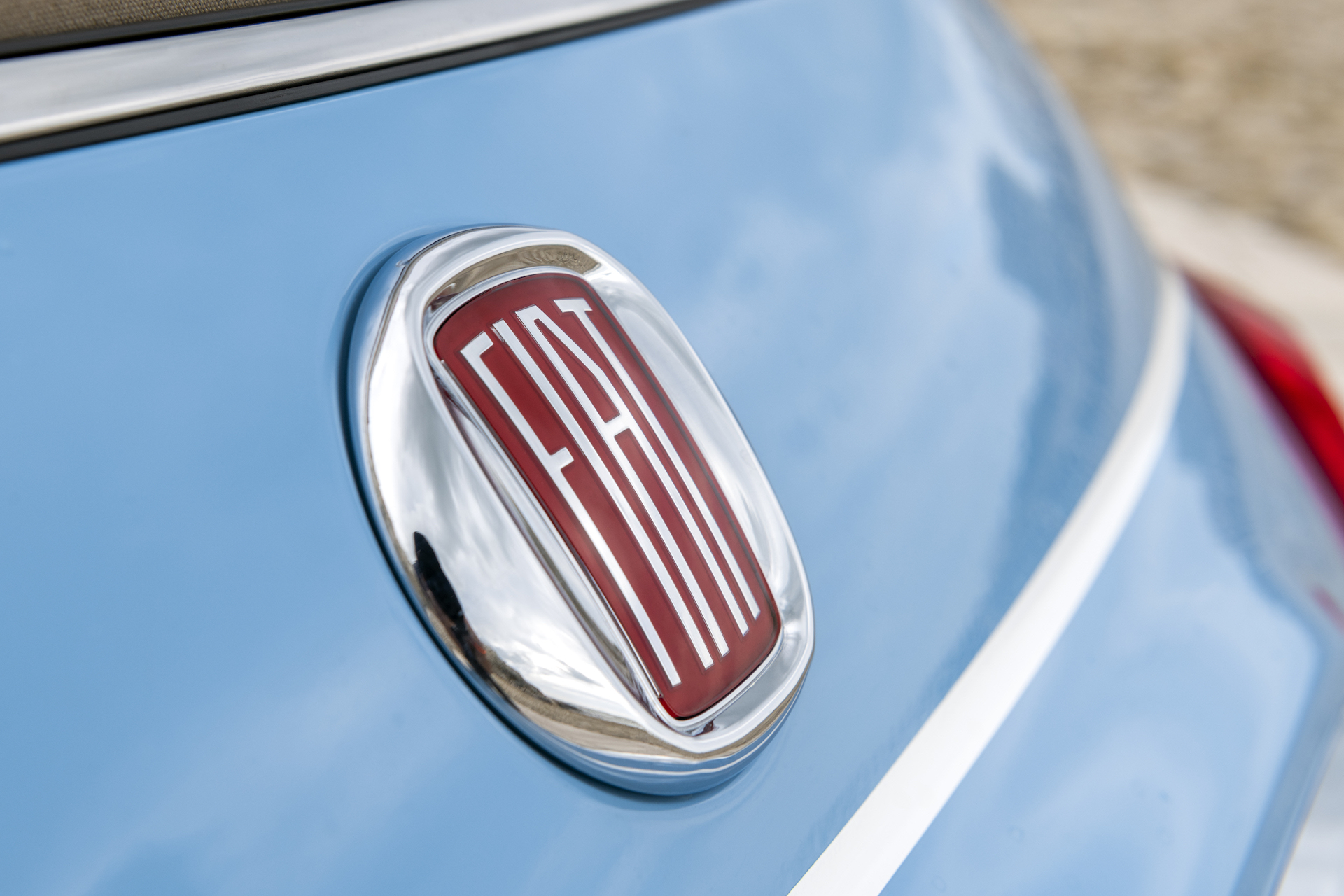 Fiat 500 Spiaggina '58 stemma vintage